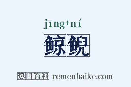 鲸鲵是什么意思的图片